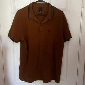 Burnt Orange/Brown Polo Shirt